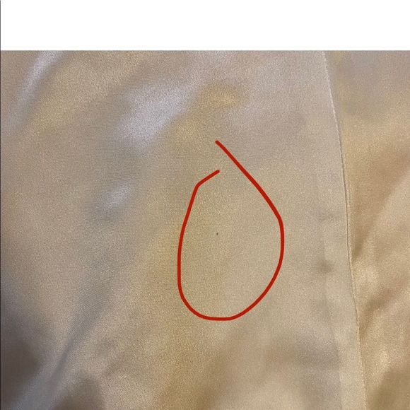 Vintage Handmade Ivory Satin Simple Wedding Dress Size Large - Picture 9 of 9